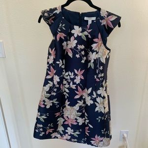Dressy floral mini dress